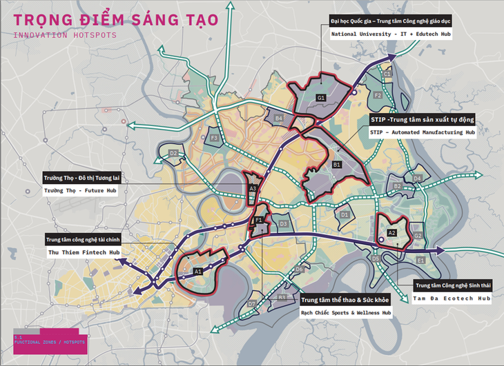 Đòn bẩy từ khu đô thị sáng tạo phía Đông - Ảnh 1.