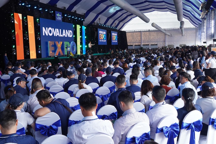 Tưng bừng khai mạc triển lãm BĐS Novaland Expo 12-2019 - Ảnh 1.