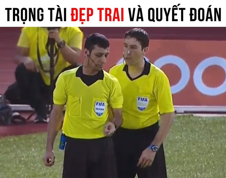 Dân mạng Việt đổ xô lùng sục trọng tài nam thần trận VN - TL - Ảnh 4. Dân mạng Việt đổ xô lùng sục trọng tài nam thần trận VN - TL - Ảnh 4.