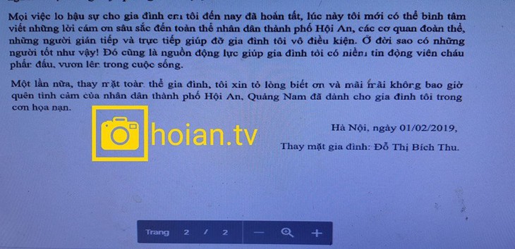 Người thân vụ ôtô rơi sông Hoài: Người Hội An chu đáo như máu mủ ruột rà - Ảnh 1.