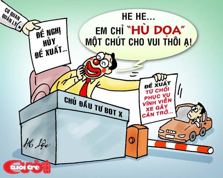Biếm họa doanh nghiệp vượt luật cấm xe vào cao tốc - Ảnh 5. Biếm họa doanh nghiệp vượt luật cấm xe vào cao tốc - Ảnh 5.