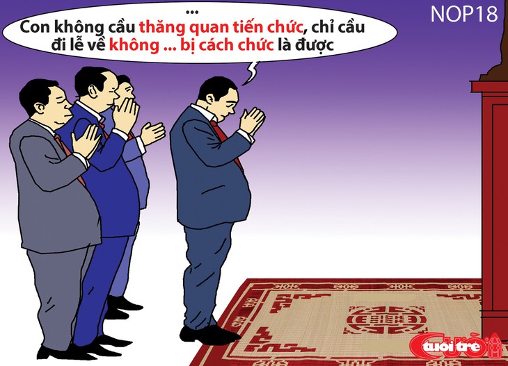 Khi quan đi lễ - Ảnh 3. Khi quan đi lễ - Ảnh 3.