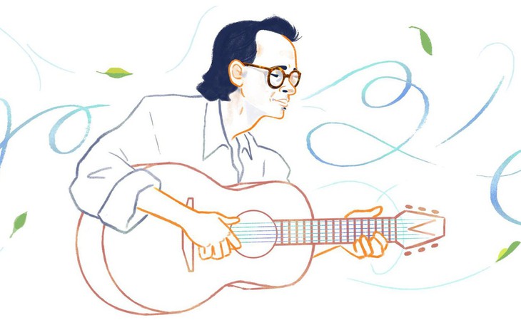 Google vinh danh nhạc sĩ Trịnh Công Sơn với biểu tượng Doodle