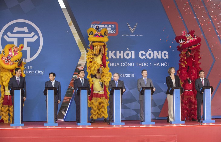 Hà Nội khởi công Đường đua công thức 1 - Ảnh 1. Hà Nội khởi công Đường đua công thức 1 - Ảnh 1.