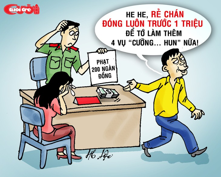 Đóng trước tiền cưỡng... hun - Ảnh 1. Đóng trước tiền cưỡng... hun - Ảnh 1.