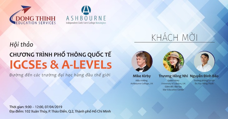 Hội thảo ‘Chương trình phổ thông quốc tế IGCSEs & A-LEVELs’ - Ảnh 1.
