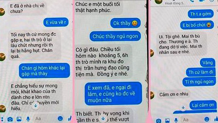 Yêu cầu xác minh, báo cáo vụ thầy giáo gạ tình học sinh - Ảnh 2.