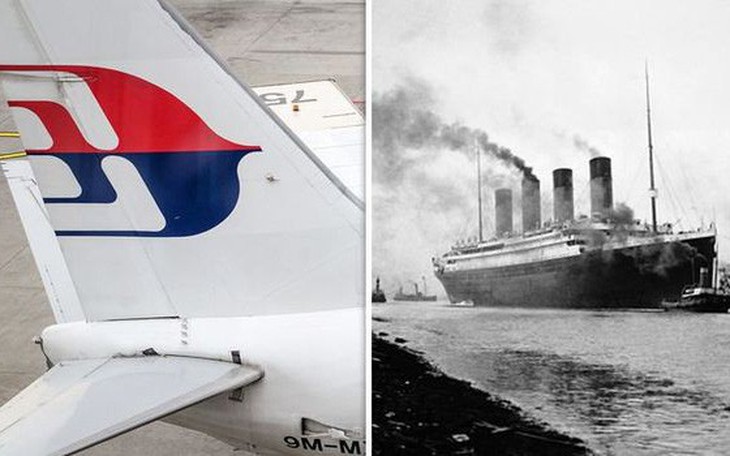 Thuyết âm mưu nói MH370 biến mất giống vụ tàu Titanic chìm