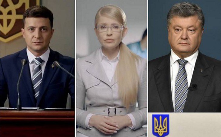 Diễn viên hài Vladimir Zelensky dẫn đầu cuộc đua tổng thống Ukraine - Ảnh 2.