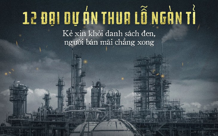 Toàn cảnh 12 đại dự án thua lỗ ngàn tỉ của ngành công thương