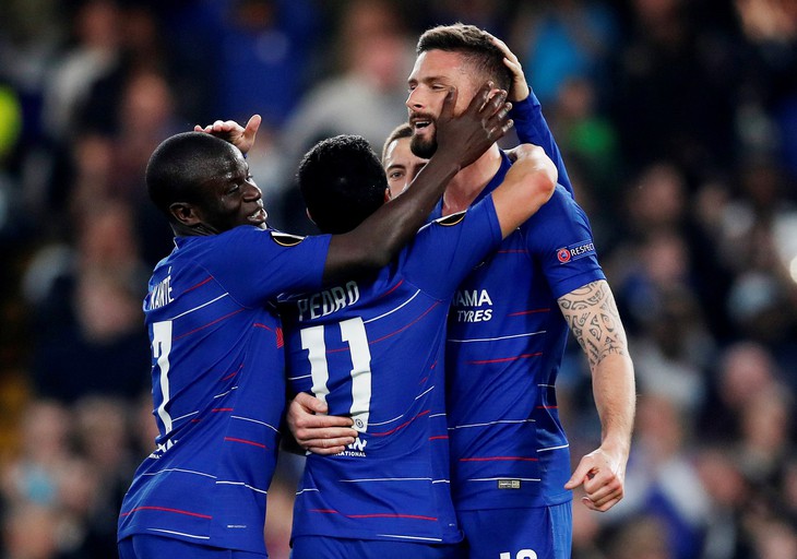 Europa League: Chelsea suýt mất vé vào bán kết vì chủ quan - Ảnh 1.