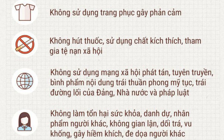 Bộ Quy tắc ứng xử trong trường cho phép làm gì và không được làm gì?