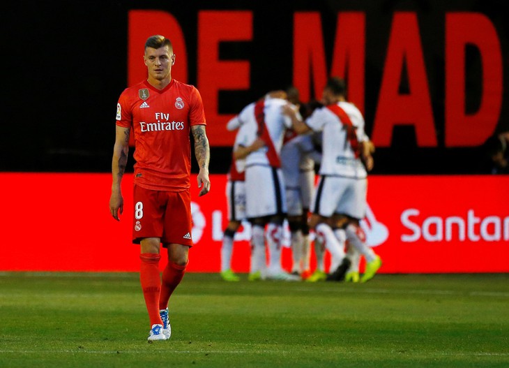 Thua Vallecano, R.M bít cửa giành vị trí á quân - Ảnh 1. Thua Vallecano, R.M bít cửa giành vị trí á quân - Ảnh 1.