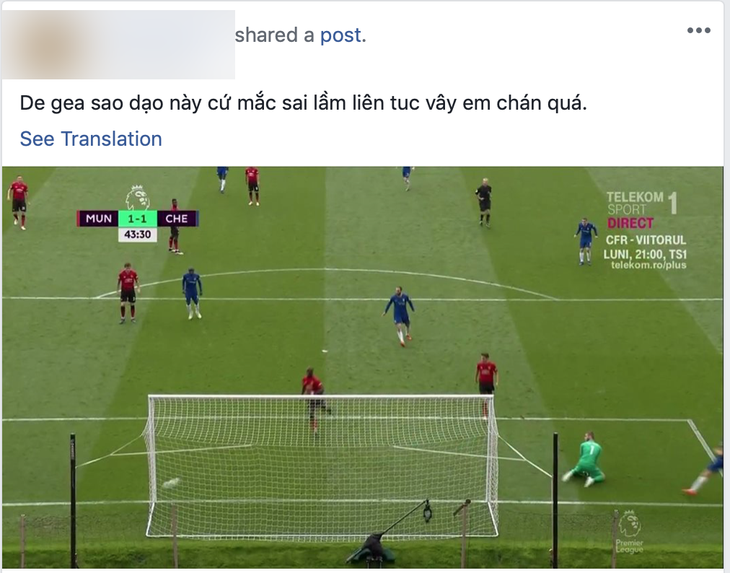 CĐV M.U hết kiên nhẫn với De Gea - Ảnh 2. CĐV M.U hết kiên nhẫn với De Gea - Ảnh 2.
