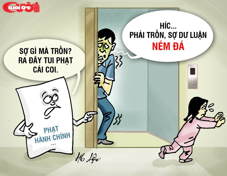 Biếm họa tên biến thái có sợ bị phạt không? - Ảnh 1. Biếm họa tên biến thái có sợ bị phạt không? - Ảnh 1.