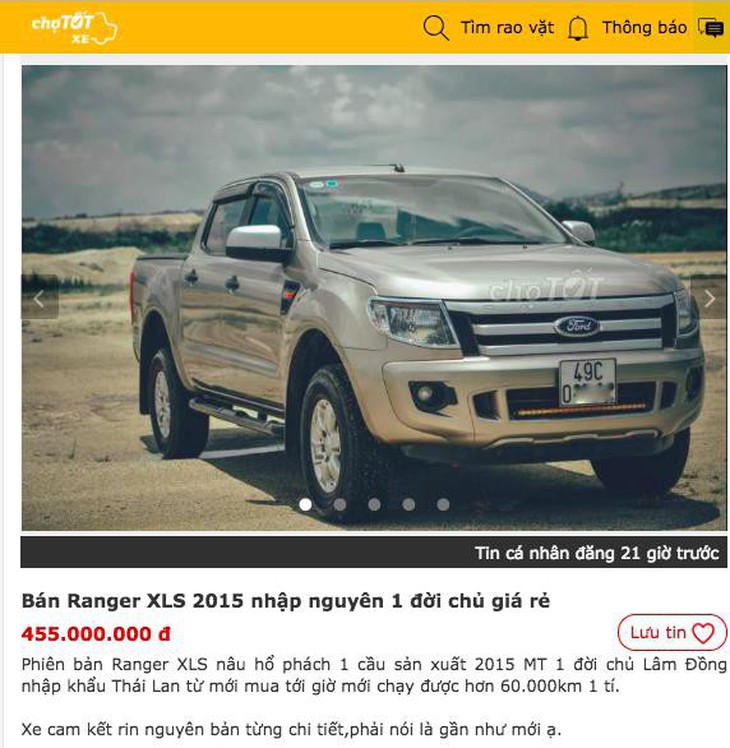 Vua bán tải Ford Ranger có mất giá? - Ảnh 3. Vua bán tải Ford Ranger có mất giá? - Ảnh 3.