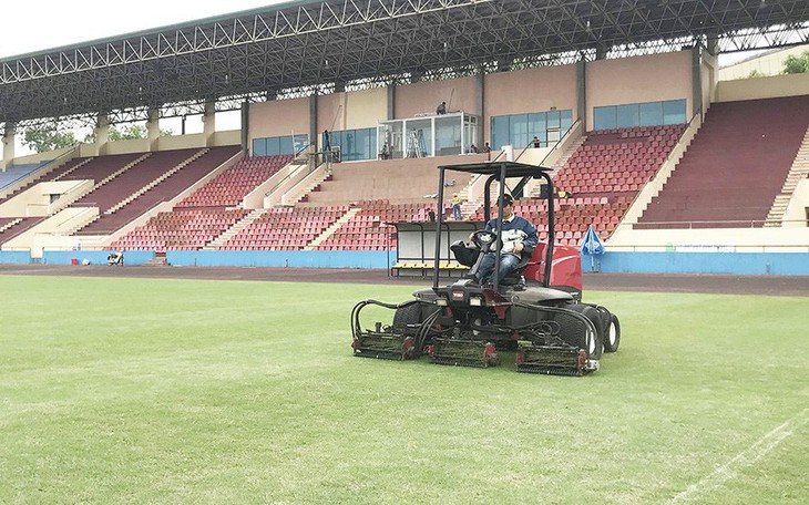 U23 Việt Nam đá giao hữu với U23 Myanmar trên sân Việt Trì