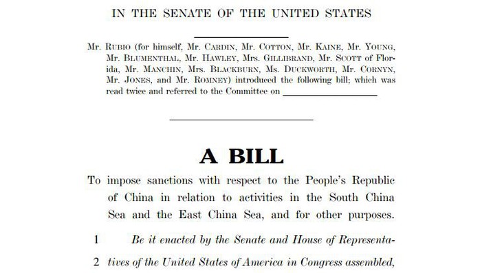 Dự luật ngăn quân sự hóa Biển Đông động chạm đến cấp nào của Trung Quốc? - Ảnh 2.