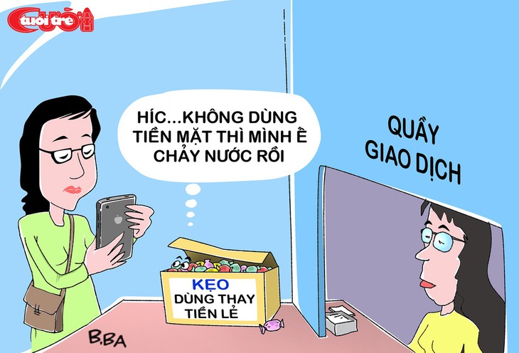 Biếm họa kết thúc sứ mệnh lịch sử của những viên kẹo tiền lẻ - Ảnh 1. Biếm họa kết thúc sứ mệnh lịch sử của những viên kẹo tiền lẻ - Ảnh 1.