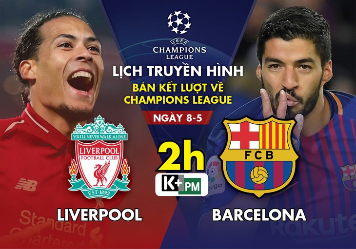 Lịch trực tiếp Liverpool gặp Barca - Ảnh 1.