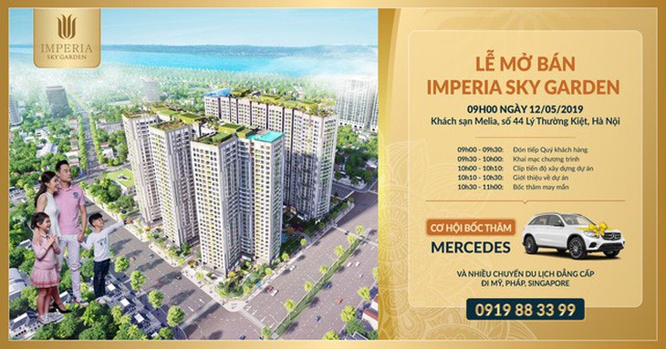 Imperia Sky Garden tổ chức bốc thăm trúng xe Mercedes tại lễ mở bán - Ảnh 1.