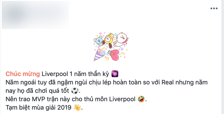 CĐV Liverpool ‘sướng’ vì đội nhà xóa được cái dớp thất bại để đăng quang - Ảnh 1.