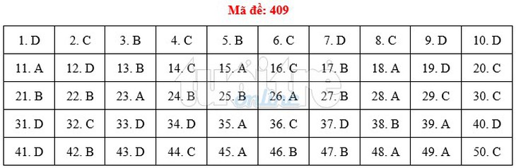 Bài giải gợi ý môn tiếng Anh THPT quốc gia 2019 - đủ 24 mã đề - Ảnh 10.