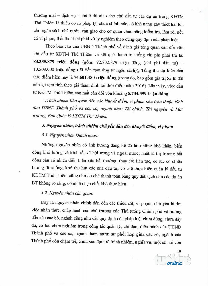 Thanh tra Chính phủ công bố kết luận thanh tra Thủ Thiêm - Ảnh 11.