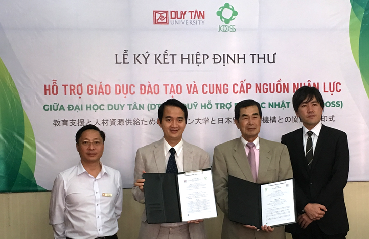 Đại học Duy Tân ký hiệp định thư với quỹ hỗ trợ du học Nhật - Ảnh 1.