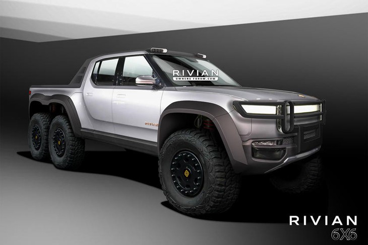 Mẫu xe bán tải  Rivian siêu khủng G63 6x6 - Ảnh 1.