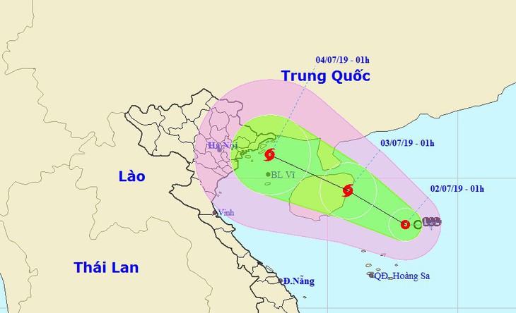 Mây, mưa đang cuồn cuộn tiến về miền Bắc và khu vực cháy rừng Hà Tĩnh - Ảnh 1.