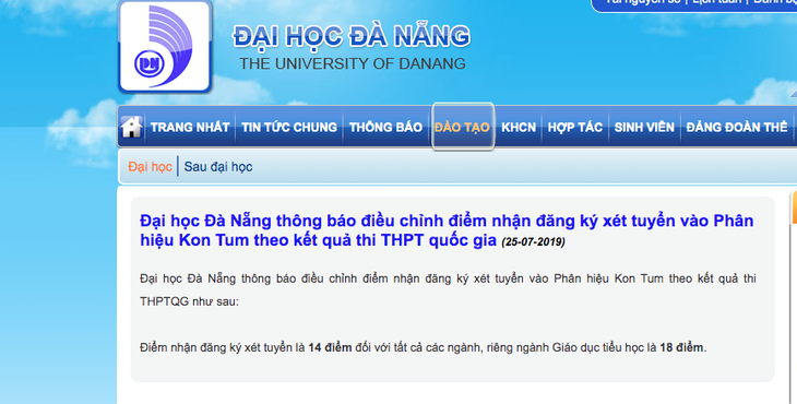 Hàng loạt trường đại học điều chỉnh tăng điểm sàn - Ảnh 1.