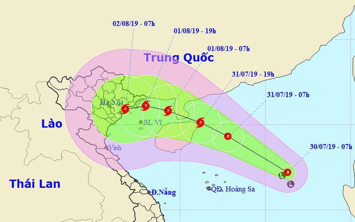 Áp thấp nhiệt đới cách Hoàng Sa 350km, biển động mạnh - Ảnh 1.