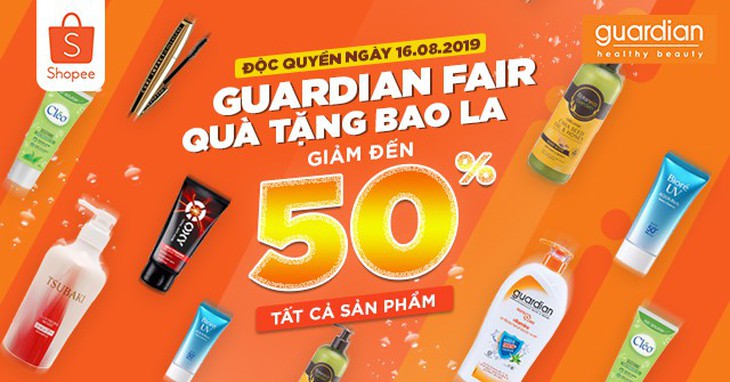 Guardian Fair - Quà tặng bao la độc quyền trên Shopee - Ảnh 1.