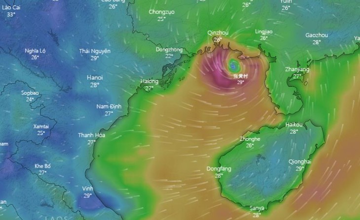 Bão số 3 lờn vờn, Bạch Long Vĩ đang gió mạnh cấp 7, giật cấp 8 - Ảnh 2.