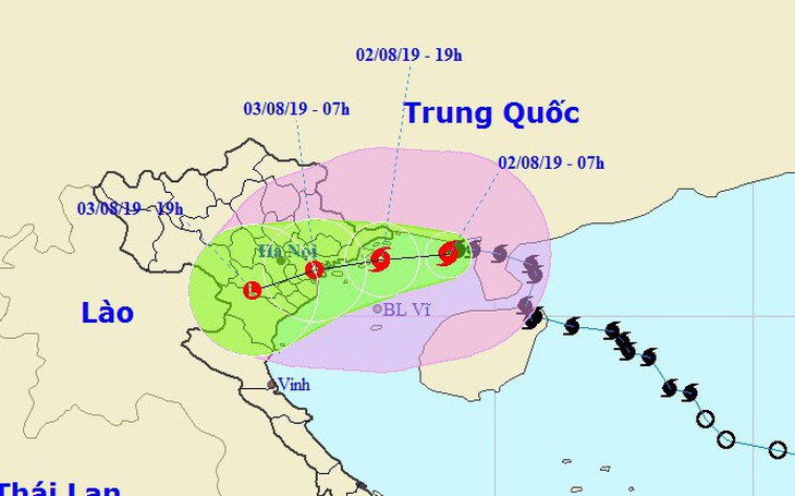 Bão số 3 lờn vờn, Bạch Long Vĩ đang gió mạnh cấp 7, giật cấp 8