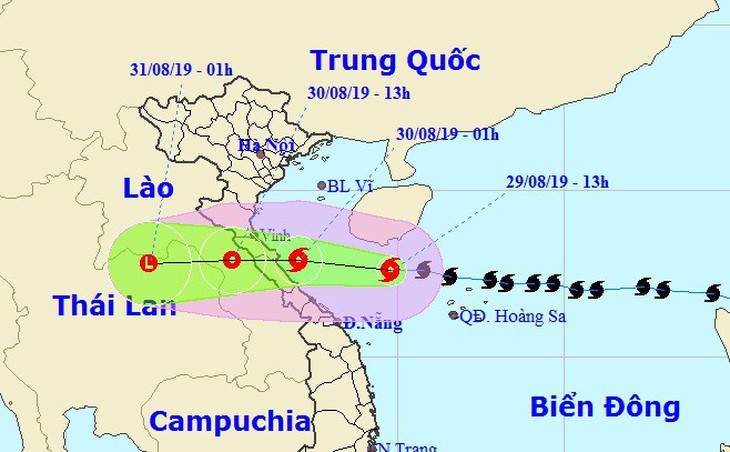 Bão số 4 giật cấp 11 khi đổ bộ Nghệ An - Quảng Bình, cả nước mưa lớn - Ảnh 1.