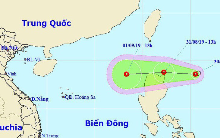 Bão số 4 vừa suy yếu, lại xuất hiện áp thấp nhiệt đới hướng vào Biển Đông
