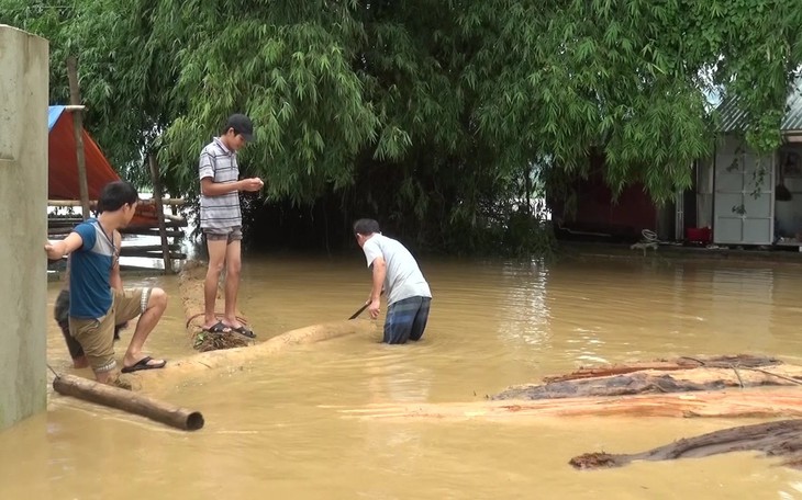 Hơn 600 nhà dân miền núi Thanh Hóa ngập trong lũ