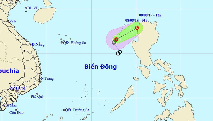 Áp thấp nhiệt đới suy yếu, Nam Bộ mưa vào chiều tối - Ảnh 1.