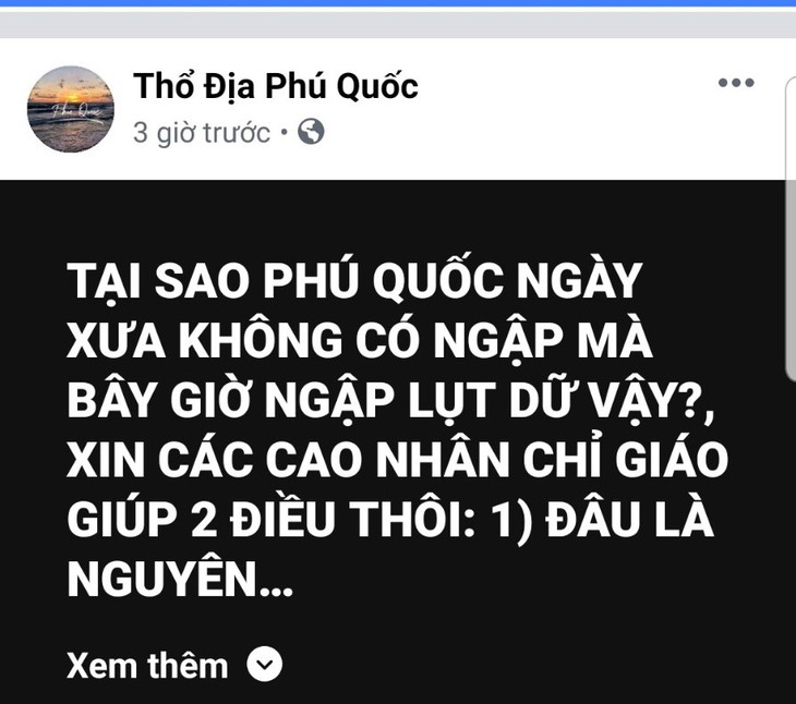 Mạng xã hội tràn ngập hình ảnh, bàn luận về ngập ở Phú Quốc - Ảnh 7.