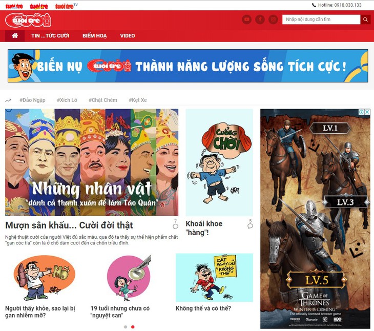 Tuổi Trẻ Cười Online xuất hiện - Ảnh 1.