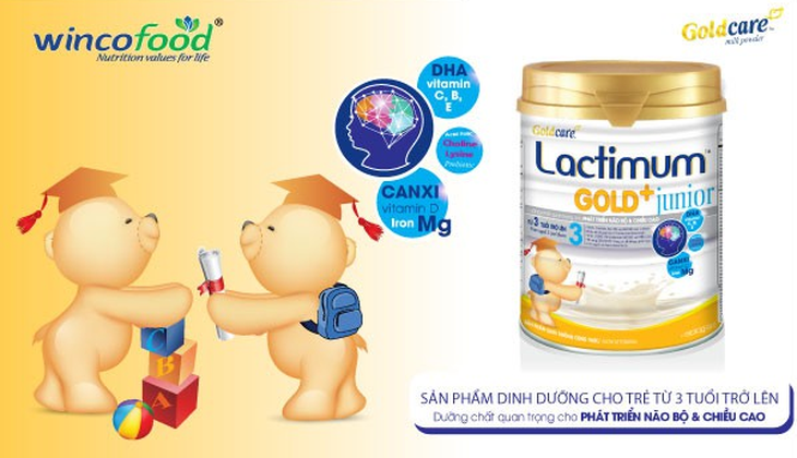 Chăm sóc con tuổi lên 3 với  Lactimum Gold + Junior - Ảnh 1.