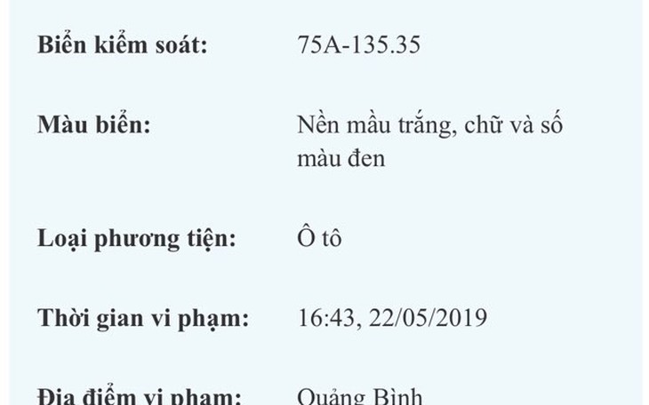 Bỗng dưng bị phạt nguội vì ôtô của người khác vi phạm