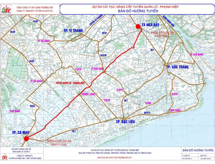 900 tỉ đồng nâng cấp tuyến Quản Lộ - Phụng Hiệp, mở ra tuyến cao tốc về miền Tây - Ảnh 2.