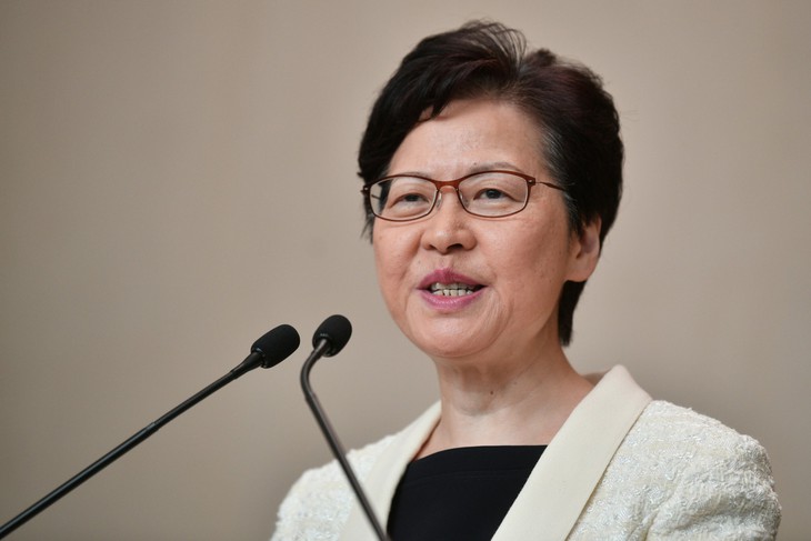 Lãnh đạo Hong Kong Carrie Lam: Tôi chưa bao giờ nộp đơn từ chức - Ảnh 1.