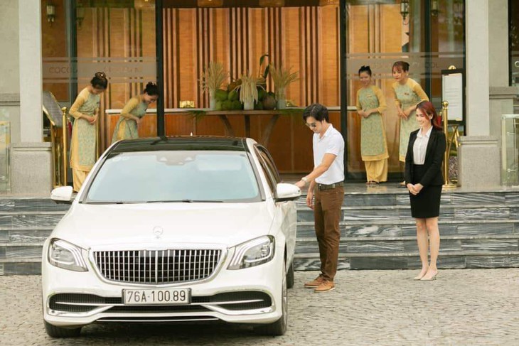 CocoLand River Beach Resort & Spa dùng xe sang MayBach S450 đưa đón khách - Ảnh 1. CocoLand River Beach Resort & Spa dùng xe sang MayBach S450 đưa đón khách - Ảnh 1.