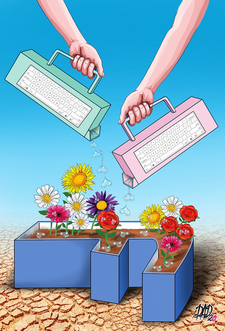 Nhìn thấy nhau trong sự tử tế... - Ảnh 1. Nhìn thấy nhau trong sự tử tế... - Ảnh 1.
