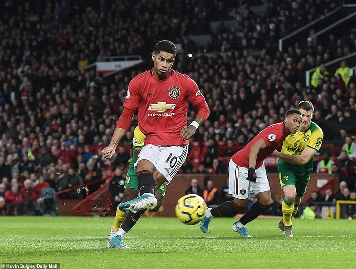 Rashford lập cú đúp, M.U đè bẹp đội cuối bảng Norwich - Ảnh 2.