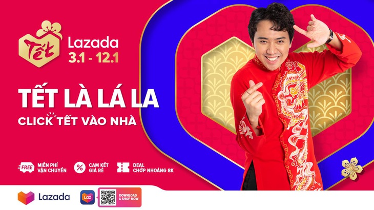Ba cam kết trong lễ hội mua sắm ‘Có Lazada, Tết Là Lá La’ - Ảnh 1. Ba cam kết trong lễ hội mua sắm ‘Có Lazada, Tết Là Lá La’ - Ảnh 1.
